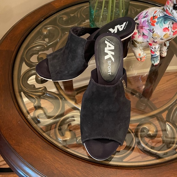 Anne Klein Sport Shoes - Anne Klein Sport-Sz 7 ..Ladies Navy Leather Heels